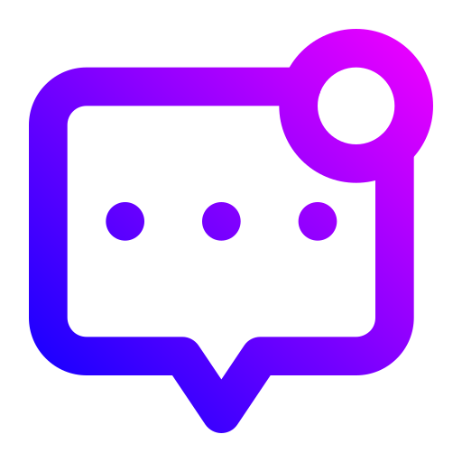 chat bot Generic gradient outline Ícone