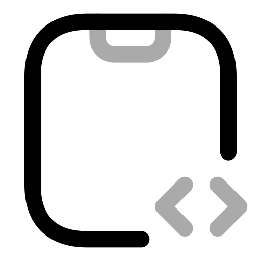 프로그램 작성 Generic color outline icon