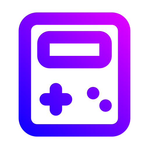 Gameboy Generic gradient outline icon