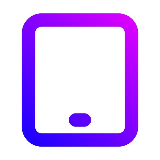 tablette Generic gradient outline Icône