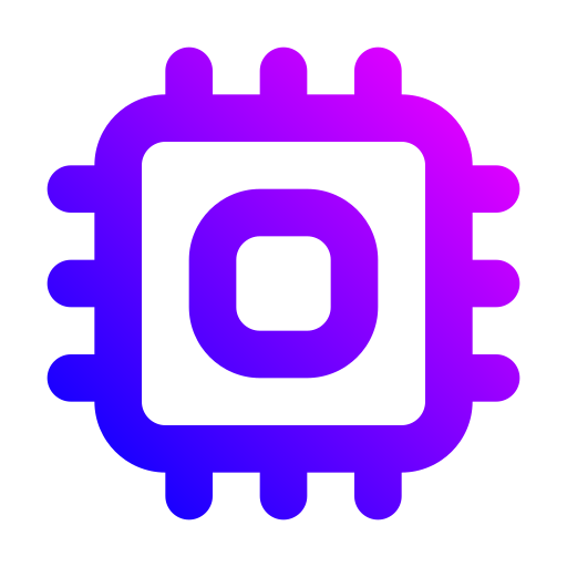 cpu Generic gradient outline icoon