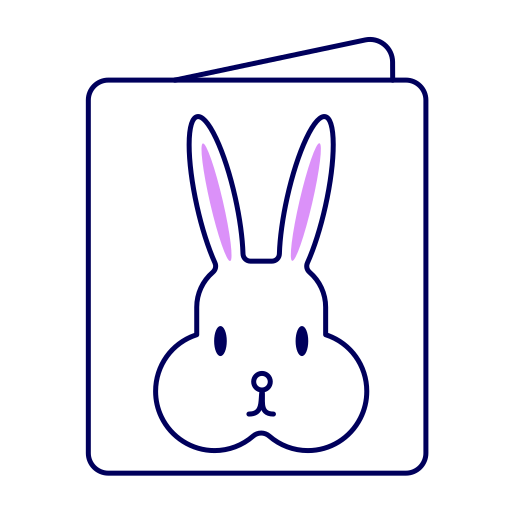 イースターのウサギ Generic color lineal-color icon