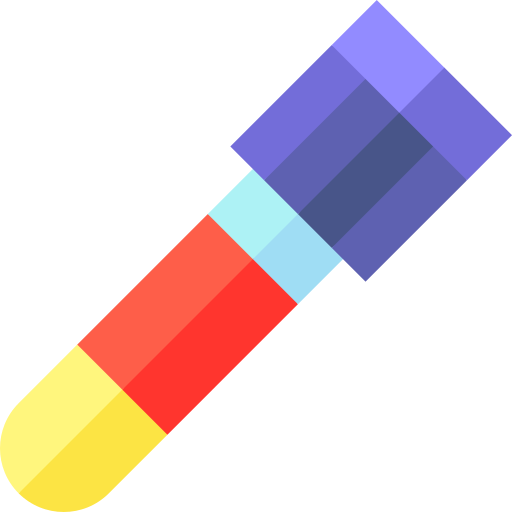 Blood Test Basic Straight Flat icon