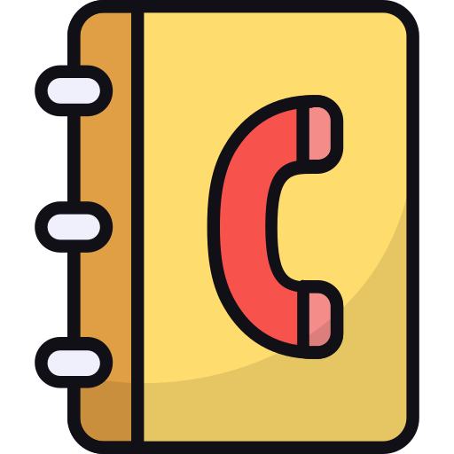 電話帳 Generic color lineal-color icon