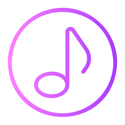 música Generic gradient outline icono