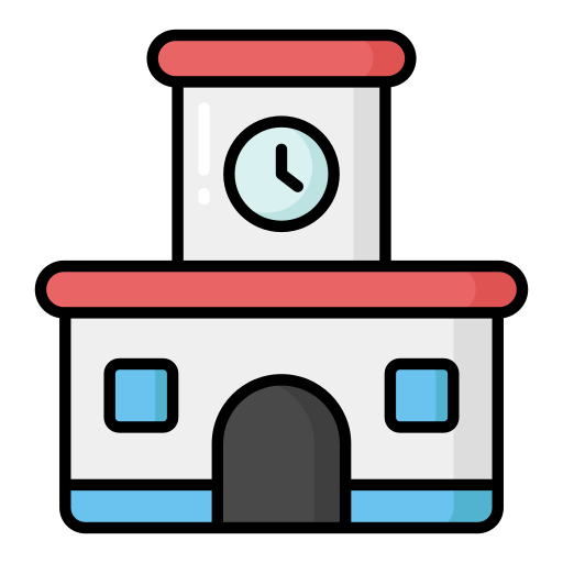 stazione ferroviaria Generic color lineal-color icona