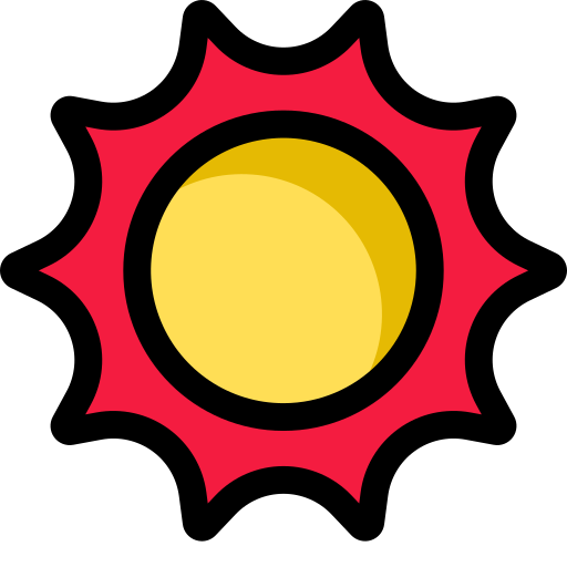 солнце Generic color lineal-color иконка