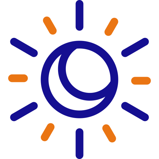 солнце и Луна Generic color outline иконка