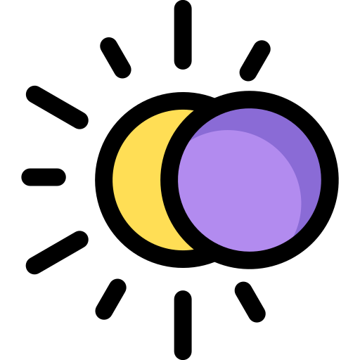 Éclipse Generic color lineal-color Icône