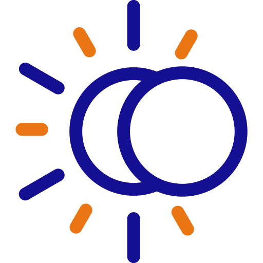 日食 Generic color outline icon