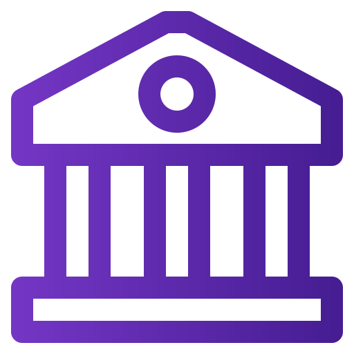банк Generic gradient outline иконка