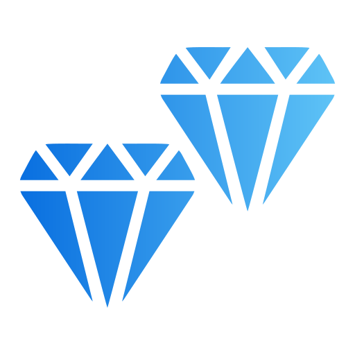 diamants Generic gradient fill Icône