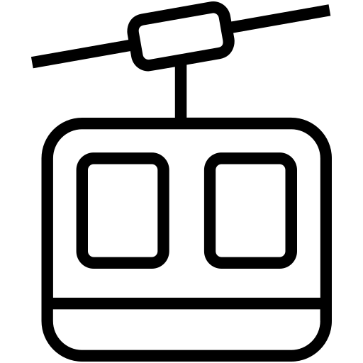 スキーリフト Generic black outline icon