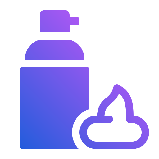 Shaving foam Generic gradient fill icon