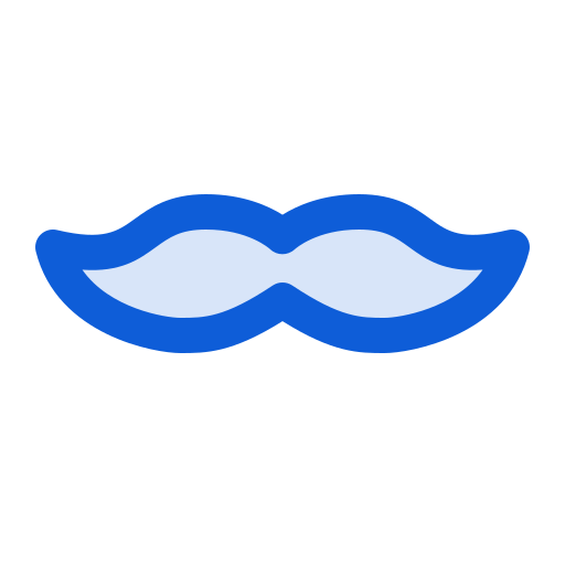 bigote Generic color lineal-color icono