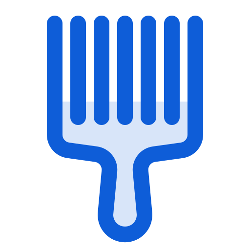 afro-kamm Generic color lineal-color icon