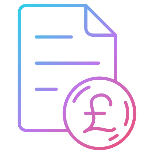 Financial report Generic gradient outline icon