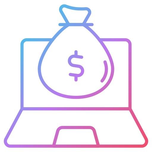 Money bag Generic gradient outline icon