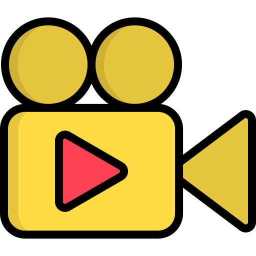 reproductor de video Generic color lineal-color icono