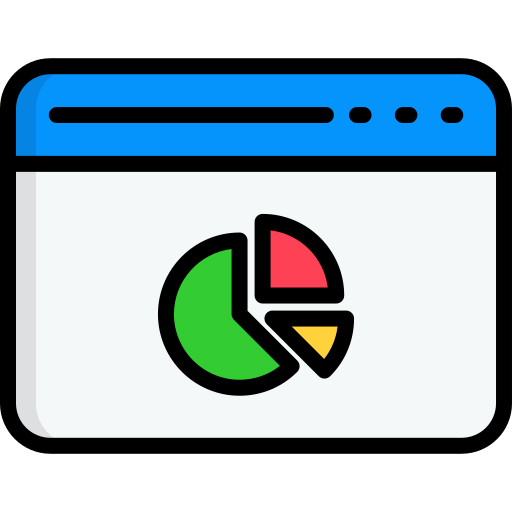 막대 차트 Generic color lineal-color icon