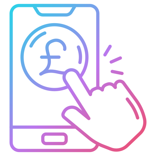 Pound sterling Generic gradient outline icon