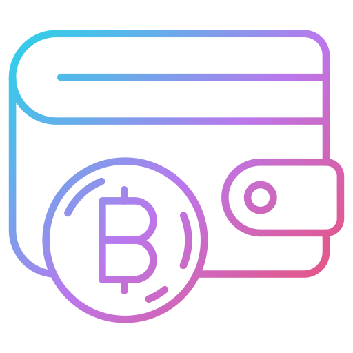 Wallet Generic gradient outline icon