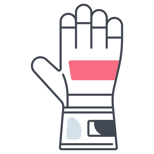 beschermende handschoenen Generic color lineal-color icoon
