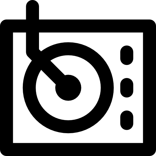 reproductor de vinilo bqlqn Lineal icono