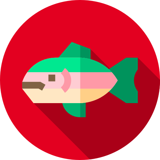 Fish Flat Circular Flat icon