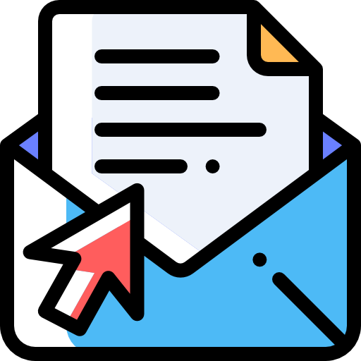 Email Detailed Rounded Color Omission icon