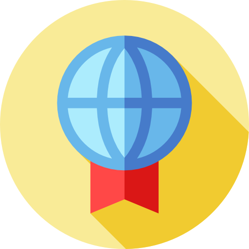 premio Flat Circular Flat icono