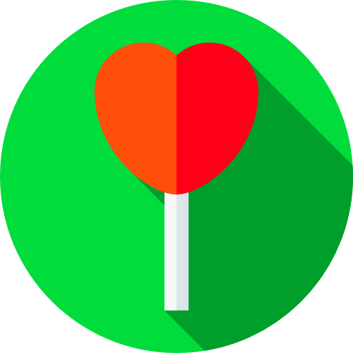 Lollipop Flat Circular Flat icon