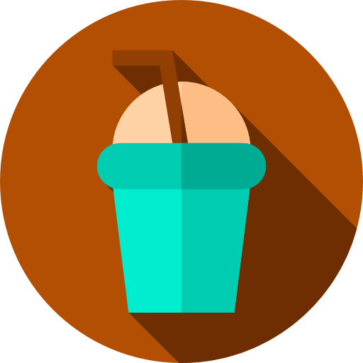 milkshake Flat Circular Flat icoon