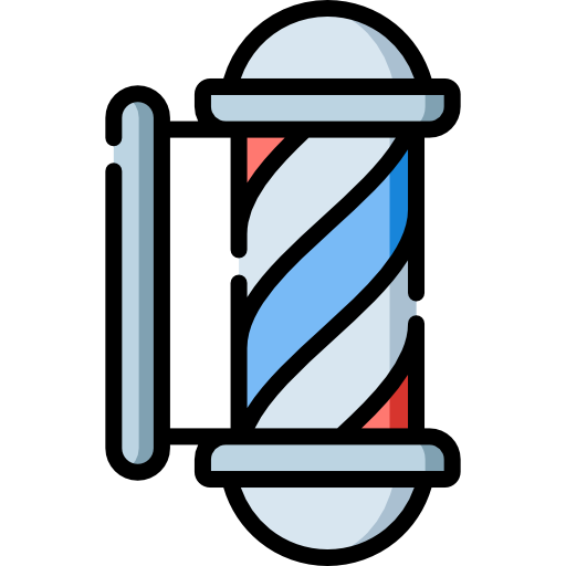 friseurstange Special Lineal color icon