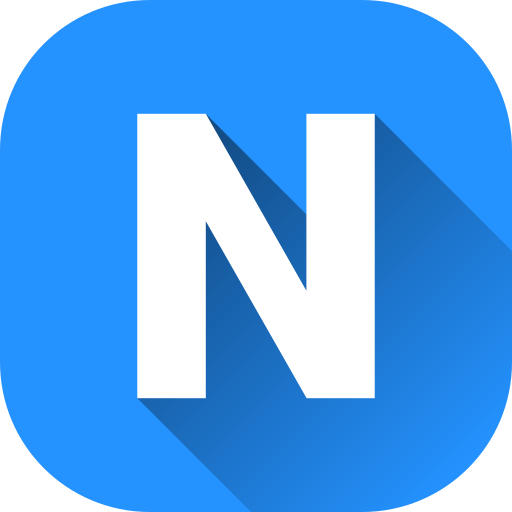 Letter N Generic gradient fill icon