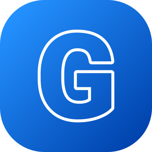 Letter g Generic gradient fill icon