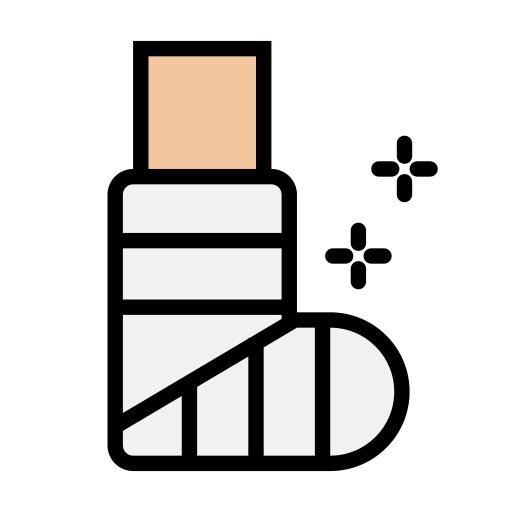 verletzung Generic color lineal-color icon