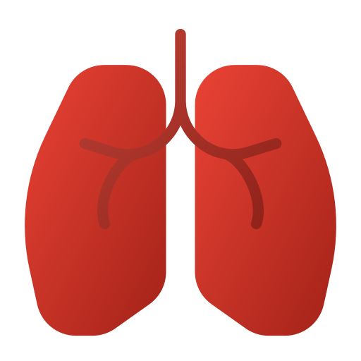 Lung Generic gradient fill icon