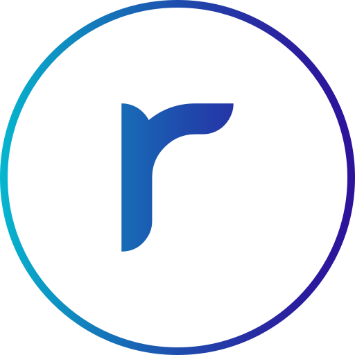 Letter r Generic gradient fill icon