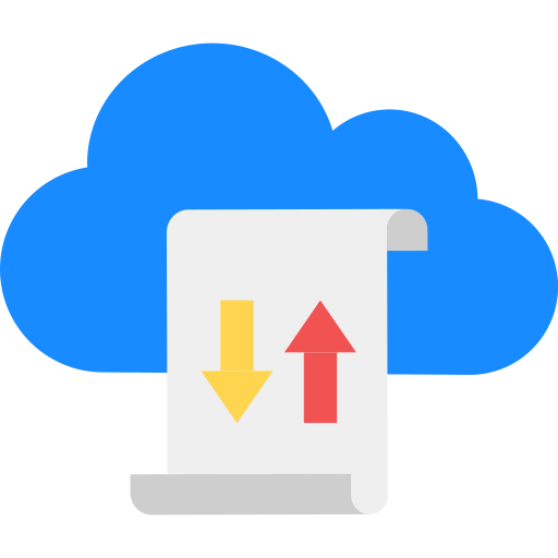 transferencia de datos Generic color fill icono