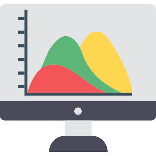 data analytics Generic color fill icono