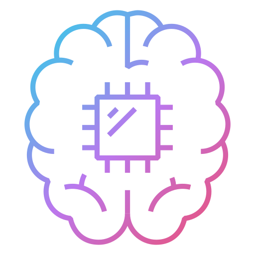 Artificial intelligence Generic gradient outline icon