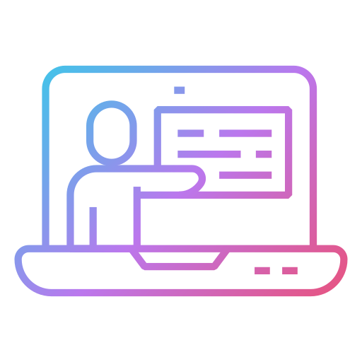 webinar Generic gradient outline Ícone