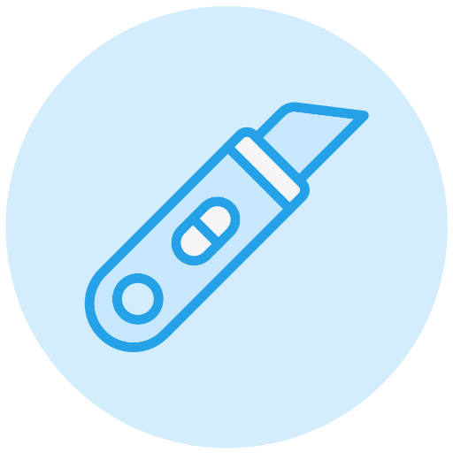 papierschneider Generic color lineal-color icon