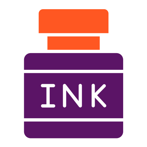 잉크 Generic color fill icon