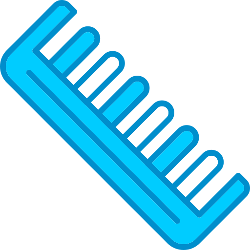 Comb Generic color lineal-color icon