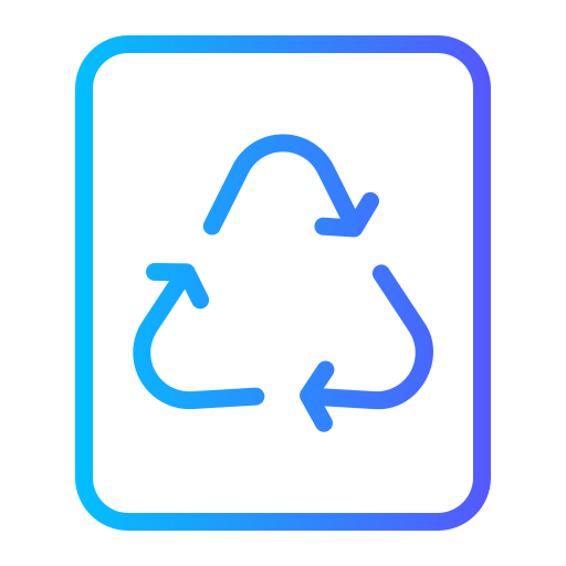 recykling Generic gradient outline ikona