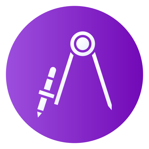 Drawing Compass Generic gradient fill icon