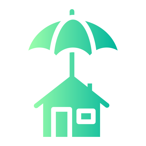 住宅保険 Generic gradient fill icon