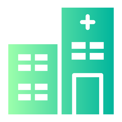 hôpital Generic gradient fill Icône